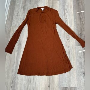 Orange Longsleeve Dress